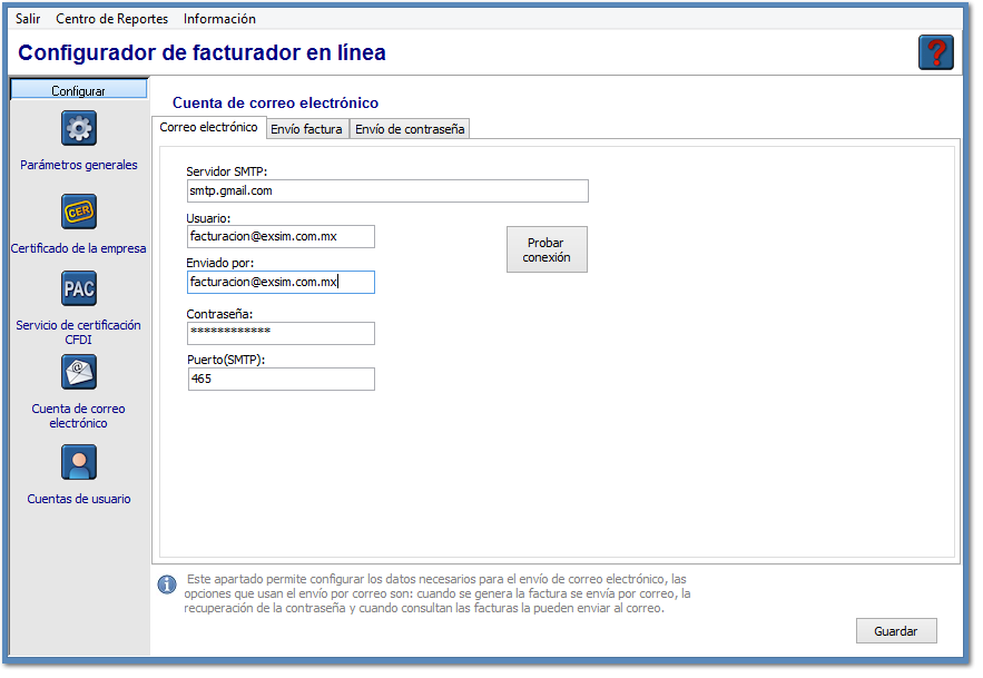 Cuenta de correo
